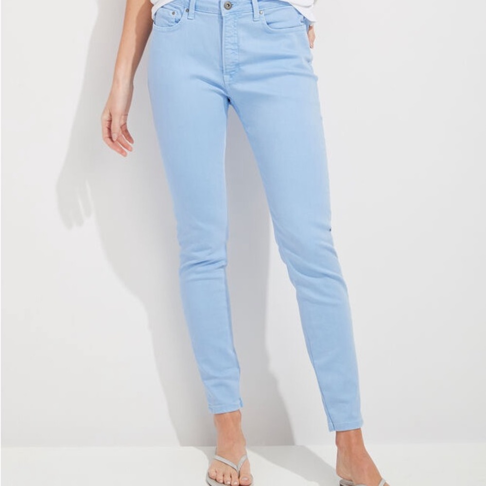 Vineyard Vines High Rise Skinny Jean Beaker Blue Size 31 NWT Originally $178